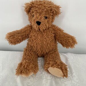 Vermont Teddy Bear Plush Stuffed animal 14" Brown Shaggy Stuffed Animal‎ Made in